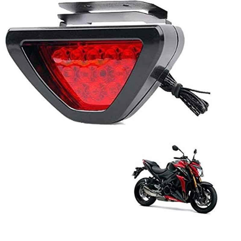Kozdiko 12 LED Triangle Shape Bike Brake Light with Flash Mode for Suzuki GSX S1000, koz_94870
