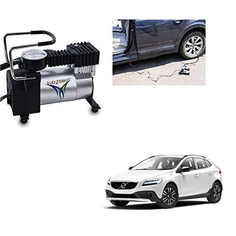 Kozdiko 12V DC Heavy Duty Metal Tyre Inflator for Volvo V40, Tyre_Inflator_D259