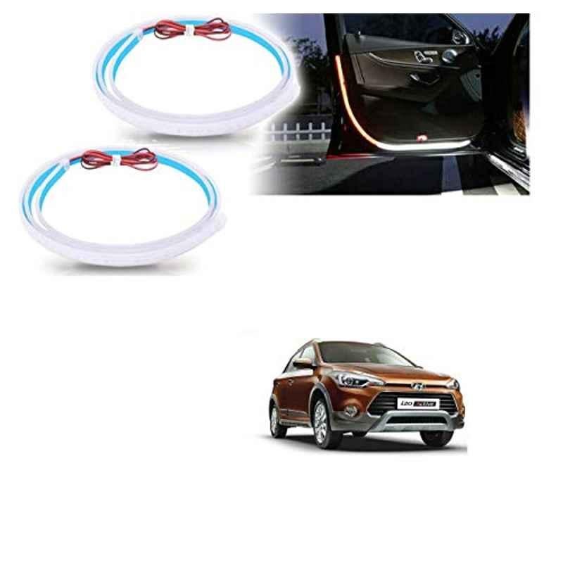Kozdiko 2 Pcs 120cm Car Door Opening Warning LED Strips Safety Light Set for Hyundai i20 Active