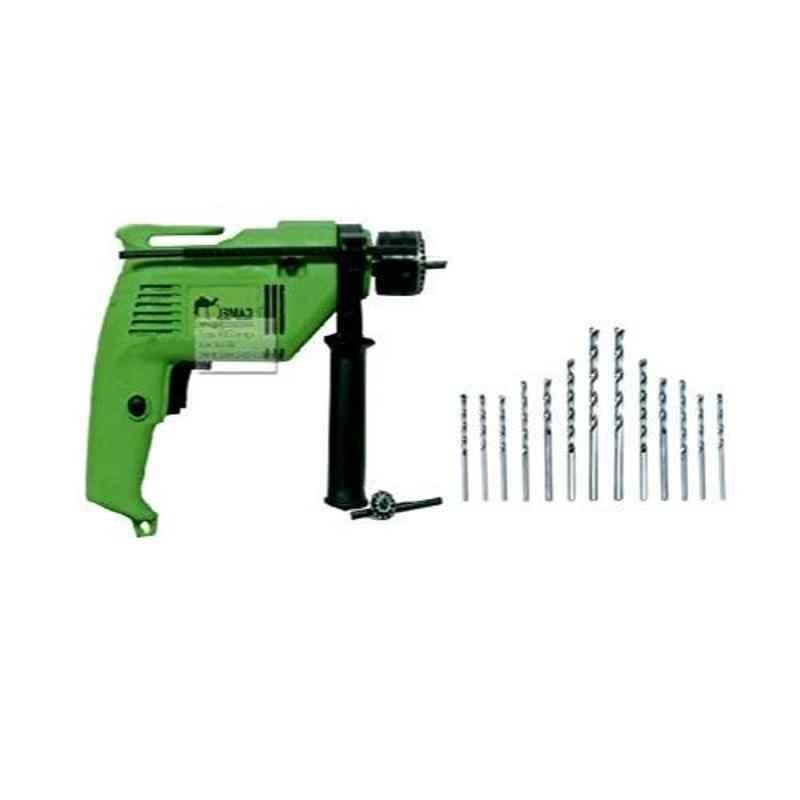 Camel 13mm 500W Drill Machine with 13 Pcs HSS Drill Bit, CID13A