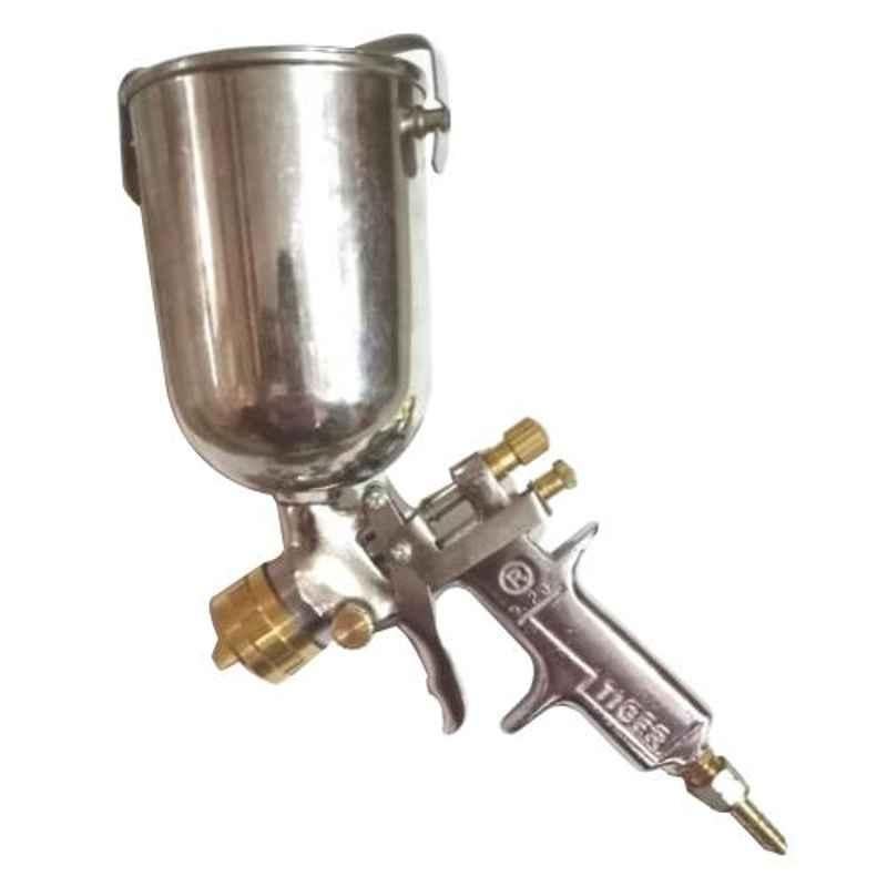 Lovely Tiger 1 Pint 473ml Stainless Steel Paint Spray Gun with Heavy Duty Bucket