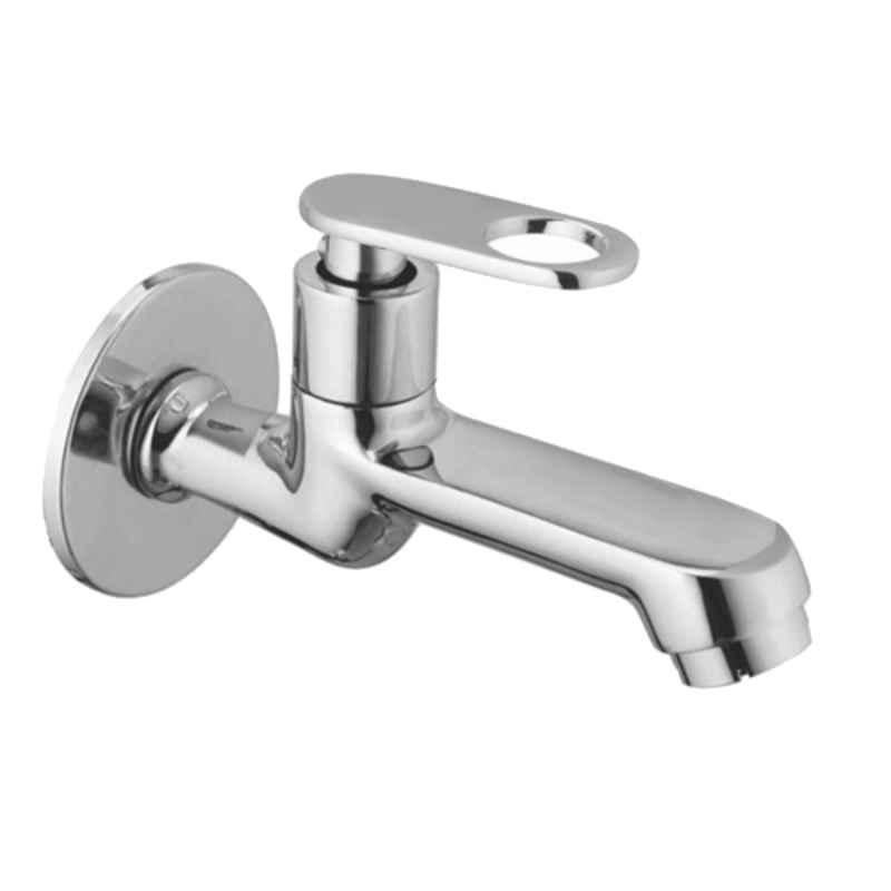 Drizzle Oreo 1/2 inch Brass Chrome Finish Long Body Bib Cock with Quarter Turn & Foam Flow