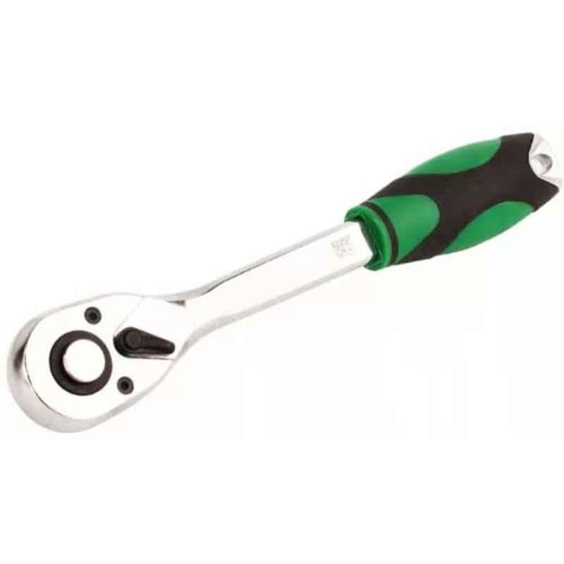 Hanbon 1/4 inch Carbon Steel Reversible Single Sided Ratchet Wrench, 52209
