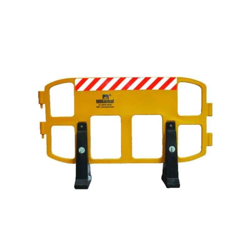 Nilkamal 2020x400x1265mm LLDPE Red & Yellow Safety Barricade, RMBPF20041000