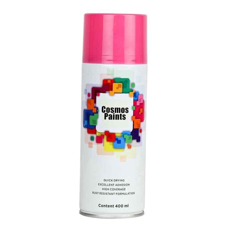 Cosmos 400ml Fluorescent Pink Spray Paint, 1002