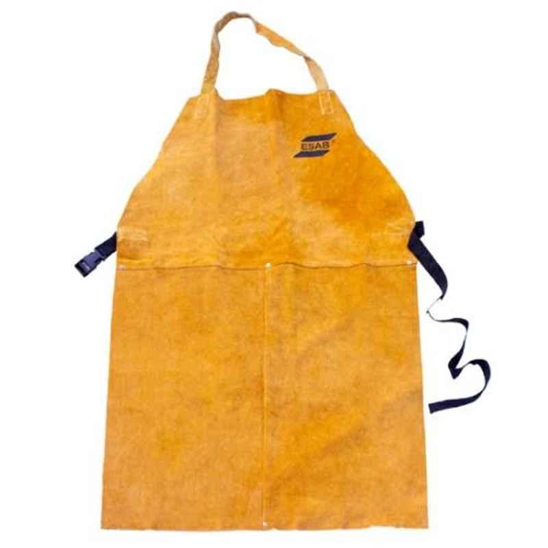 ESAB Dura Yellow Split Leather Apron, Size: M