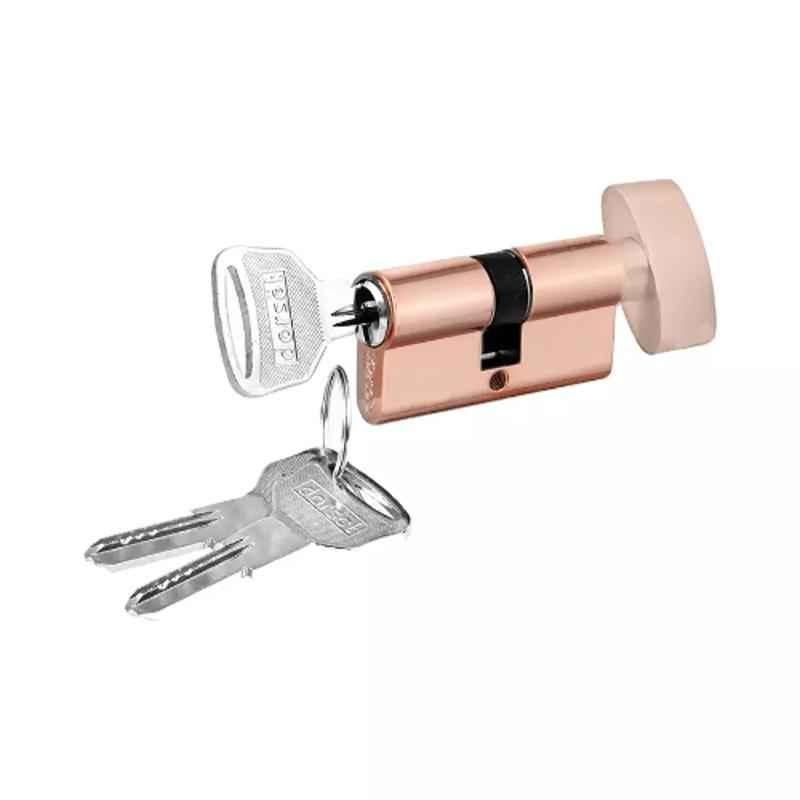Dorset CL 504 HG 80mm Stainless Steel Hamilton Gold Finish Euro Profile Pin Cylinder Lock (Pack of 3)