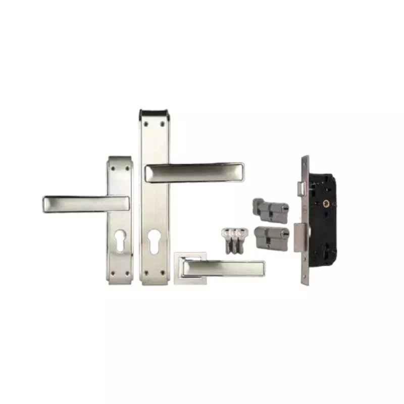 Yale YMC513-10-8545-TT-SS 60mm Stainless Steel Nickel Finish Mortise Set with 10 inch Plate, TT Cylinder Lock & 3 Keys