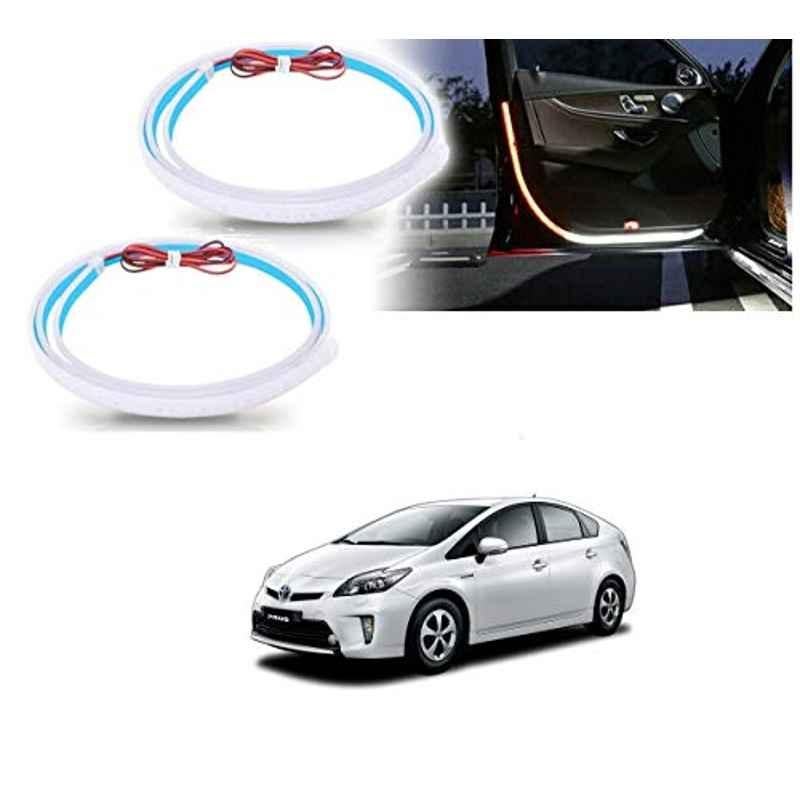 Kozdiko 2 Pcs 120cm Car Door Opening Warning LED Strips Safety Light Set for Toyota Prius