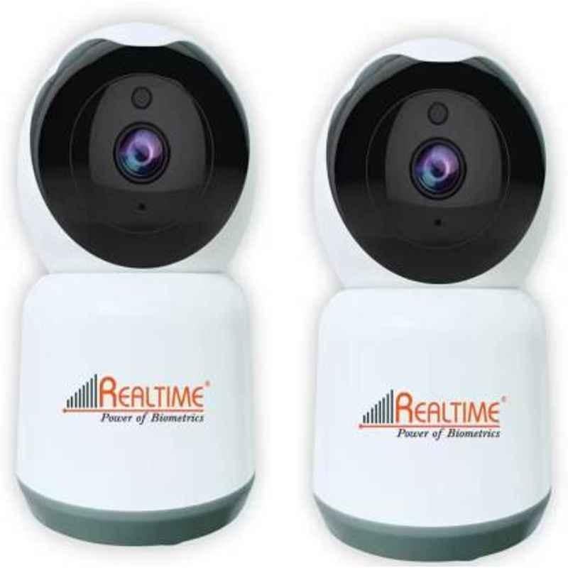 Realtime C7 2MP 4mm Smart Wi-Fi CCTV Home Security Camera (Pack of 2)