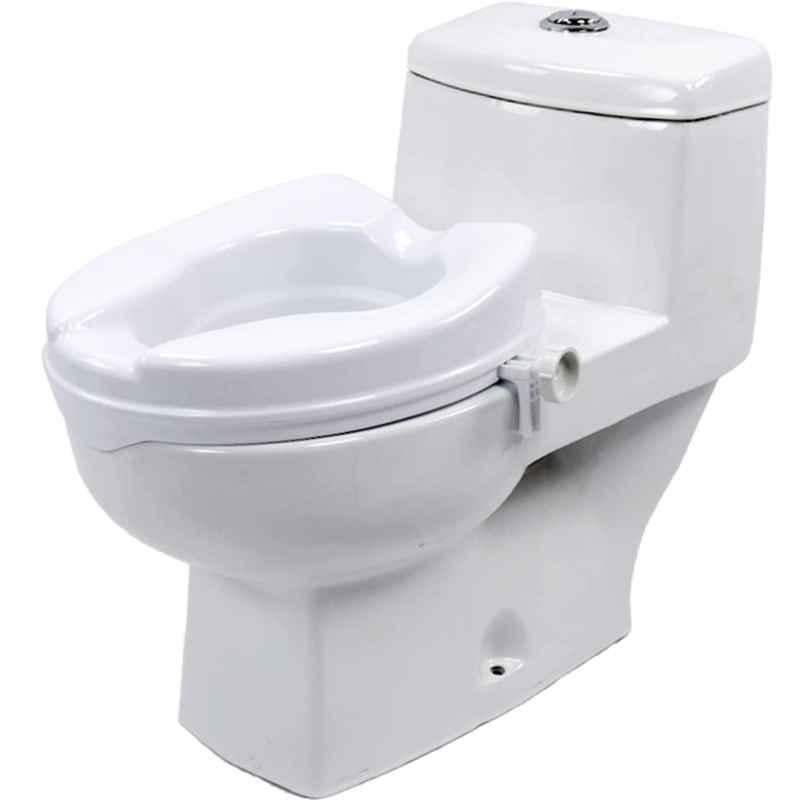 MCP 6 inch White Commode Western Seat Raiser