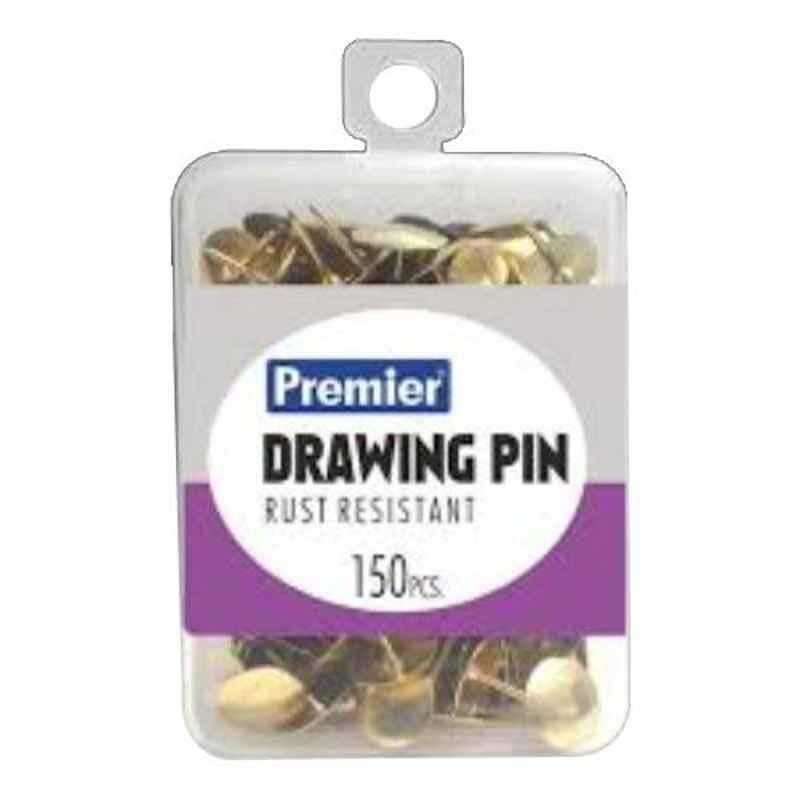 Premier 150 Pcs Drawing Pin Box, MINT160 (Pack of 12)