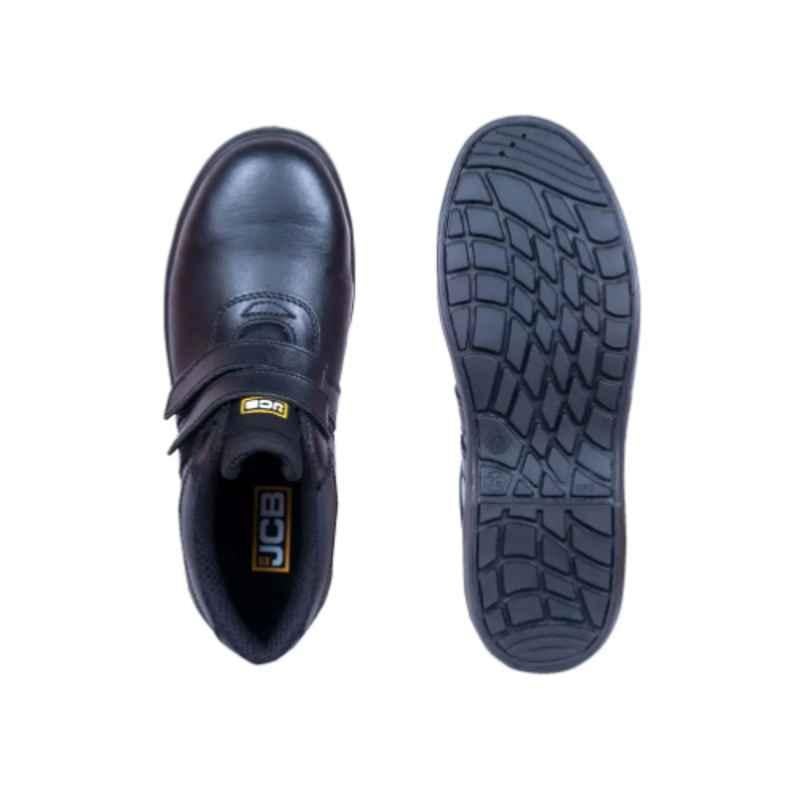 JCB COUNTESS Leather Steel Toe Black  Work Safety Shoes for Women, Size: 5