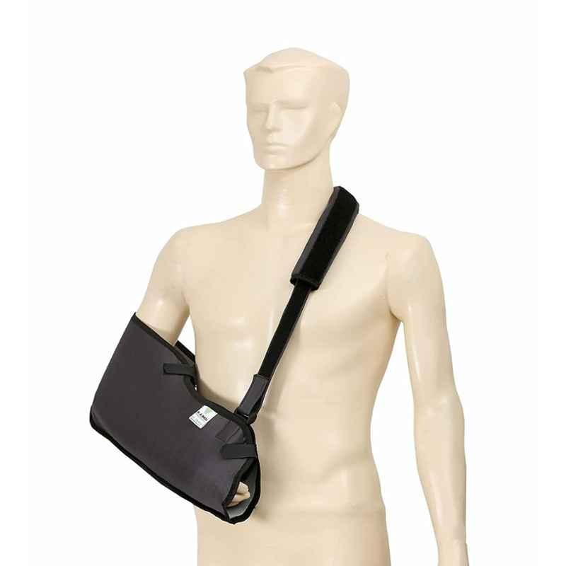 IGR Cotton Grey Pouch Arm Sling for Fracture, IGR-R-021, Size: XXL