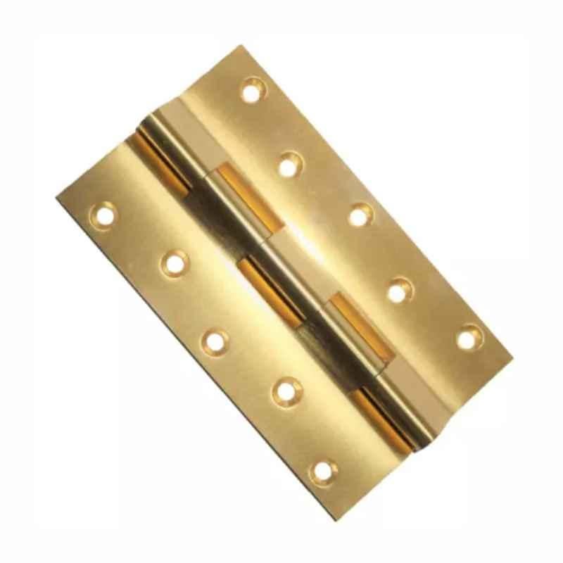 RiseOm 125x32x4mm Brass Satin lacquer Finish Railway Hinge, BO-RHA3-I5XR (Pack of 12)
