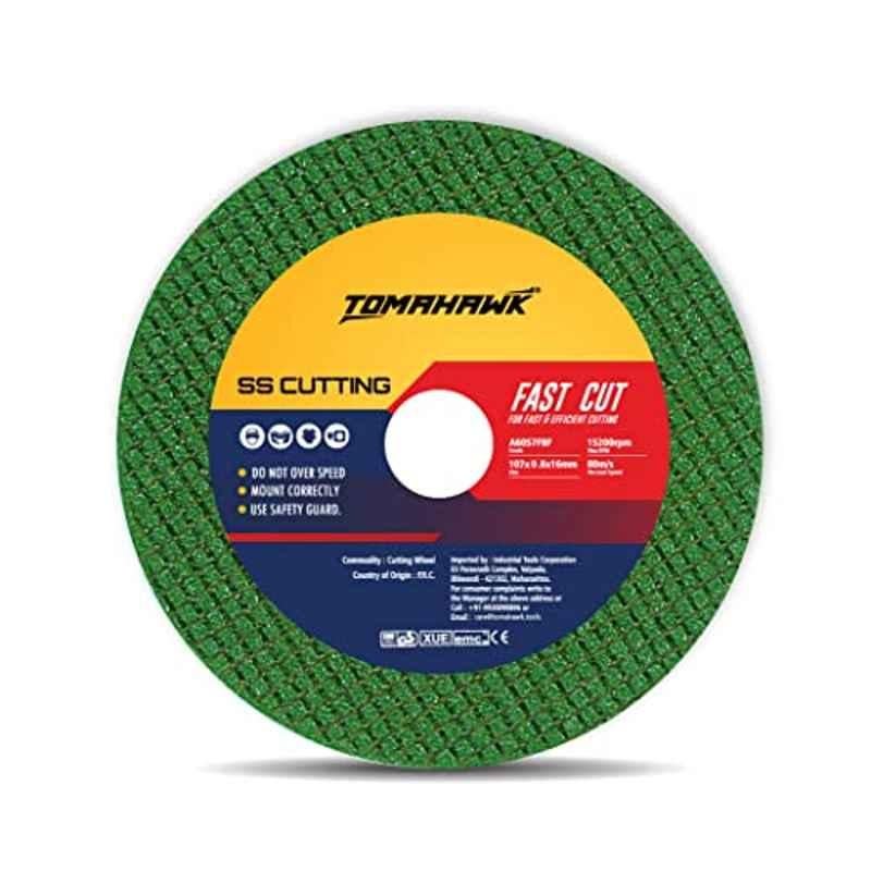 Tomahawk Fast Cut 4 inch Cut Off Wheel with Double Net for Metal & Stainless Steel (Pack of 50)
