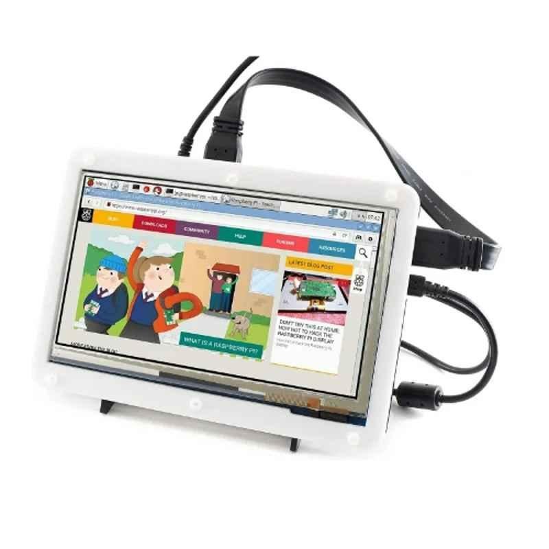 Waveshare 7 inch LCD Capacitive Touch Screen with Bicolor Case, 1113359