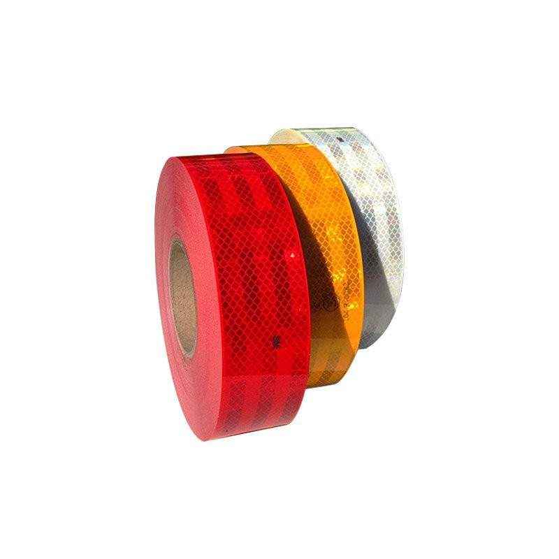 3M 2 Inch Red, Yellow & White Reflective Tape Set, Length: 4 ft