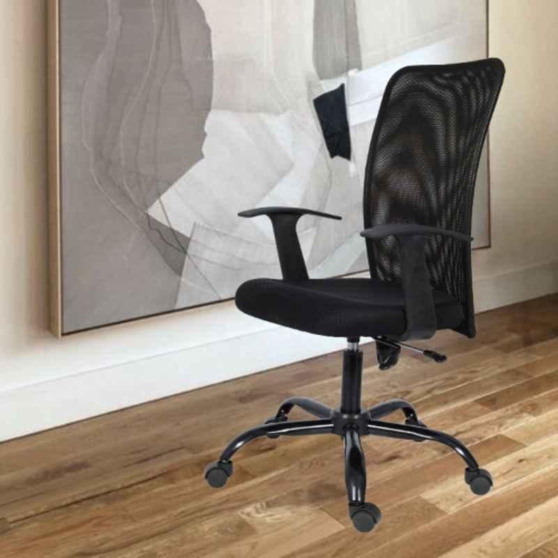 Heikin Sigma Black xxlarge Back Breathable Mesh Adjustable & Comfortable DIY Ergonomic Office Chair, HE-00045