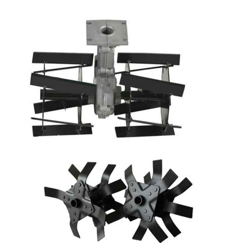 Greenleaf TA-54-C 28mm Round Tiller Attachment for 52CC 2 Stroke Petrol Engine Brush Cutter, TA-54-C