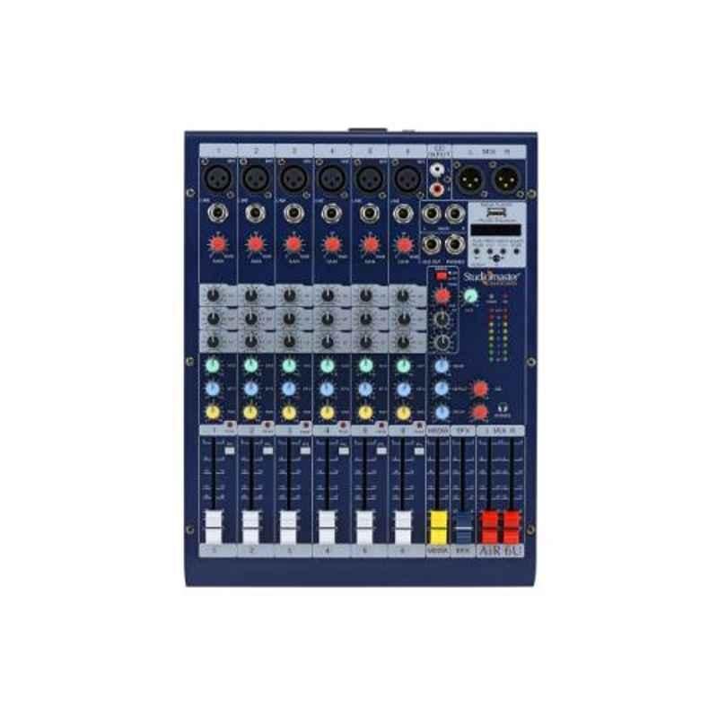 Studiomaster Professional 20Hz-20kHz Sound Mixer, AiR 6U