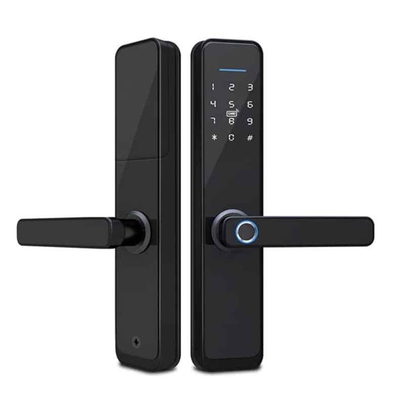 Golens X14 Alloy Steel 5 Ways Access Biometric Black Smart Digital Door Lock