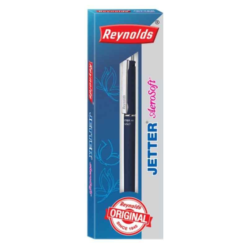 Reynolds Jetter Aerosoft 0.7mm Blue Ball Pen(Pack of 15)