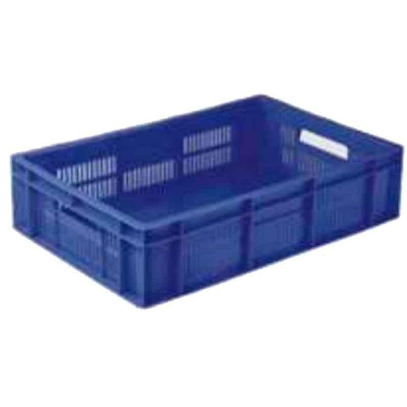 Aristo 600-400 38L 1.51kg Side Perforated Bottom Closed Plastic Crates, 64180 SP