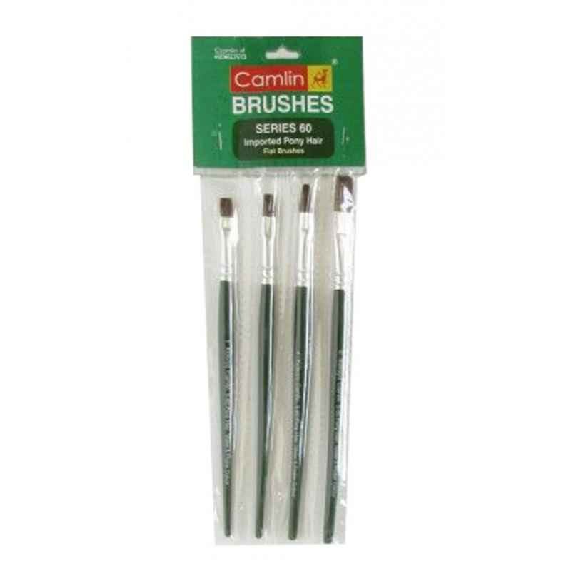 Camlin Series 60 Flat Pony Hair Paint Brush, 2060790