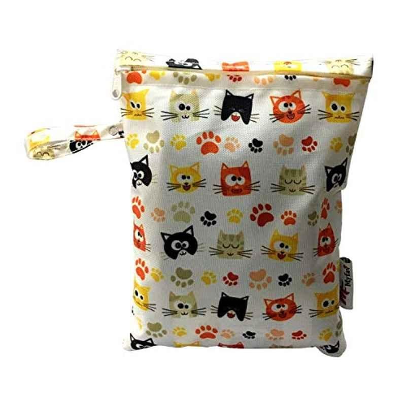 My Fav Polyester Printed Wet Dry Pouch with Zipper, MFWDP009