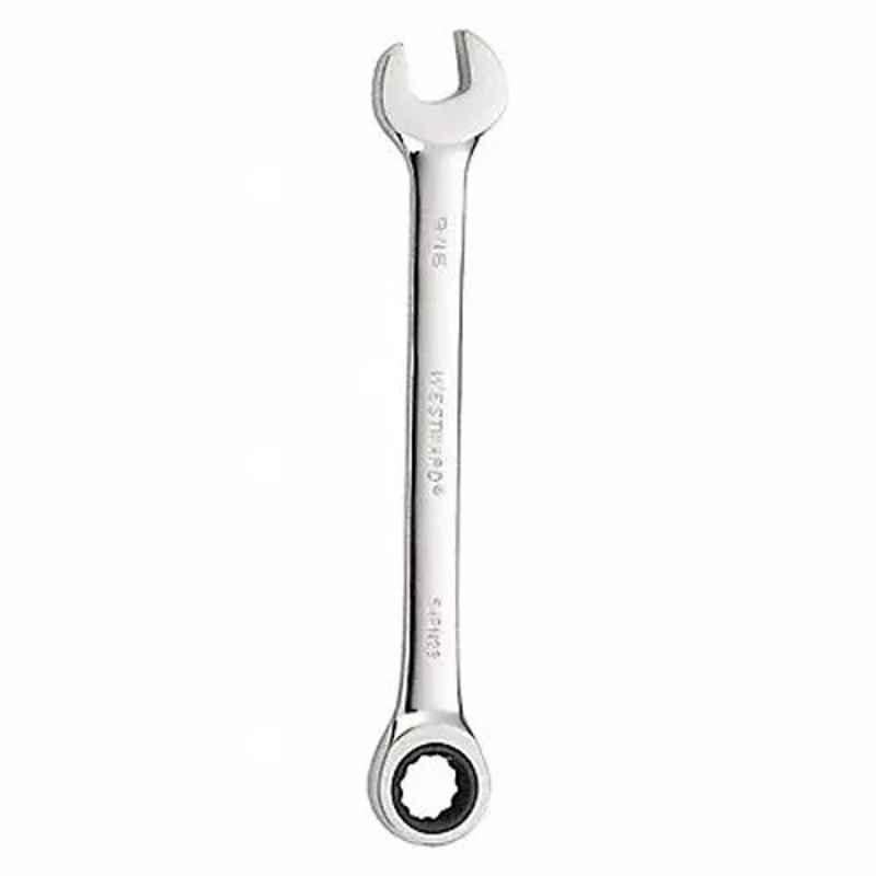Westward 7-1/2 inch Alloy Steel Chrome Ratchet Wrench, 54PN28