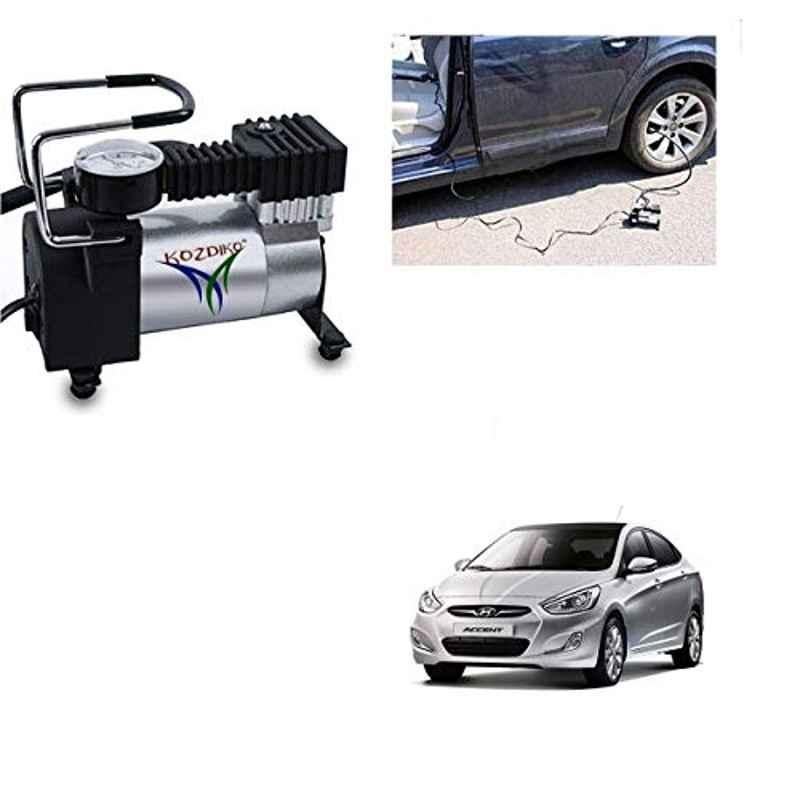 Kozdiko 12V DC Heavy Duty Metal Tyre Inflator for Hyundai Accent, Tyre_Inflator_D155