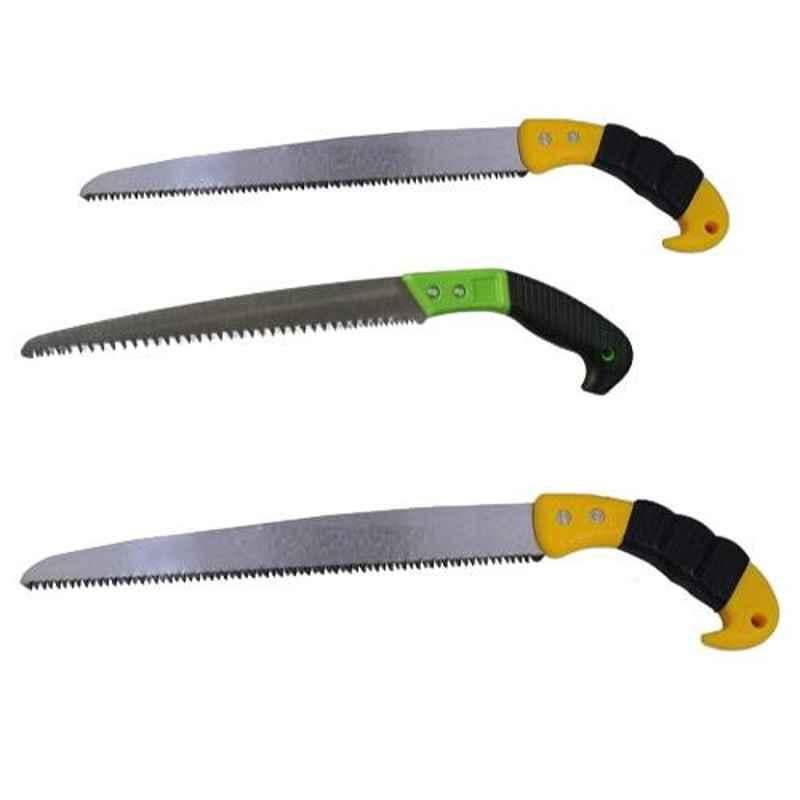 Arnav 3 Pcs Chromium Steel Pruning Saw with Plastic Grip Set, OSB-HT-100801_Combo 3_New