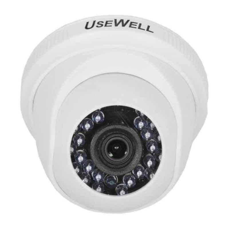 Usewell 2MP White Full HD Dome CCTV Camera, UW-BAS-R2D20