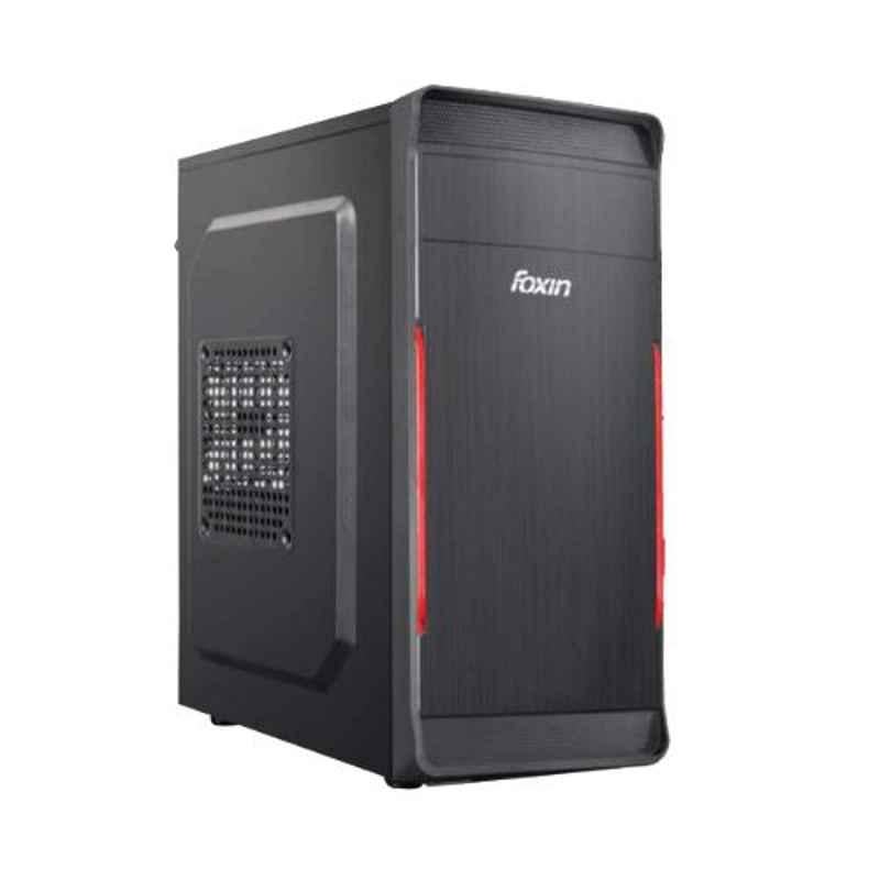 Foxin TOPPER Black Mid Tower PC Cabinet with SMPS