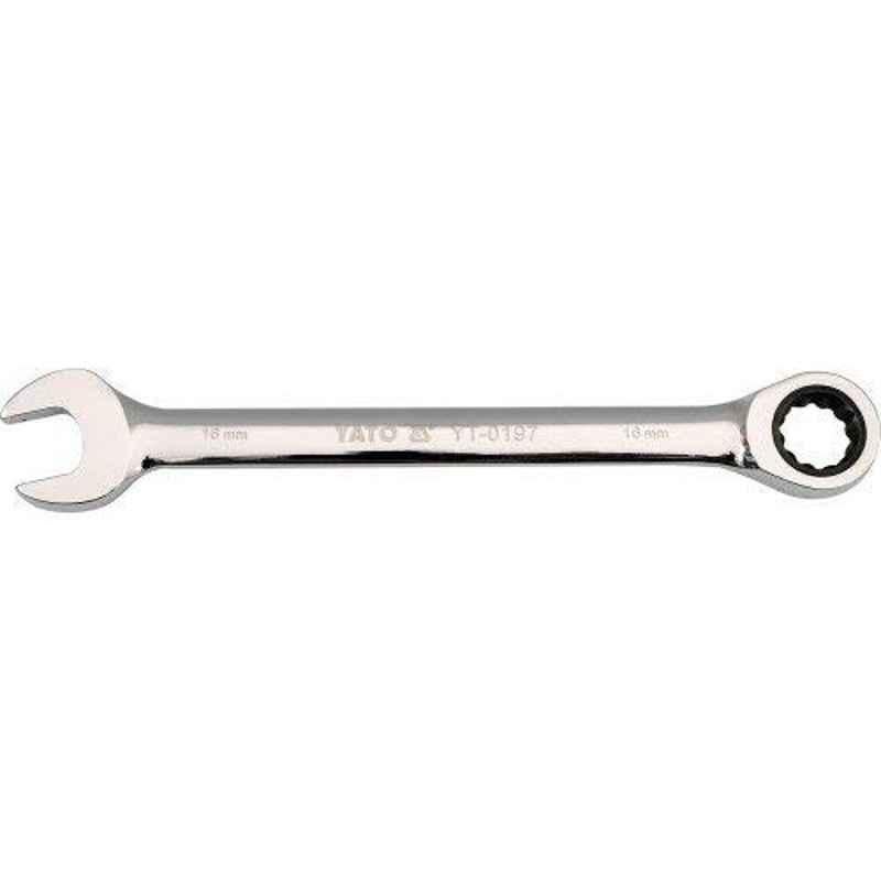 Yato YT-0189 21mm Alloy Steel Combination Ratchet Wrench