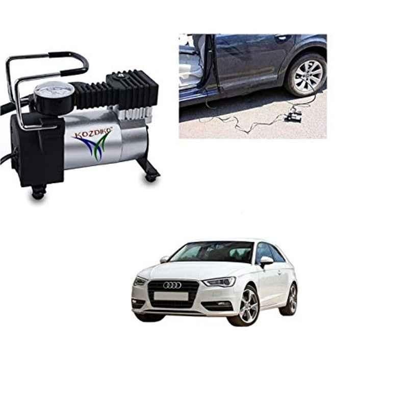 Kozdiko 12V DC Heavy Duty Metal Tyre Inflator for Audi A3, Tyre_Inflator_D225