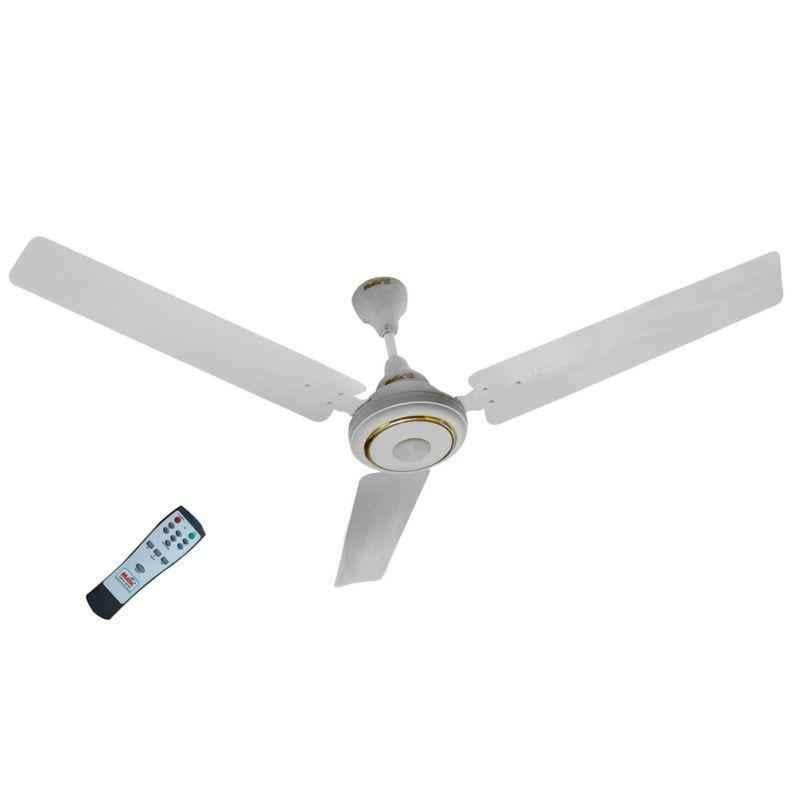 Maya Super EcoTech 1200mm White Brushless DC Motor Ceiling Fan, AW1200