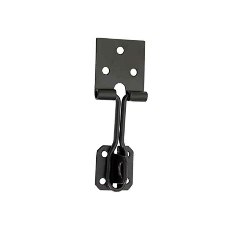 Screwtight S260201EXB-2 3 inch Iron Black Powder Coated Hasp & Staple (Pack of 2)