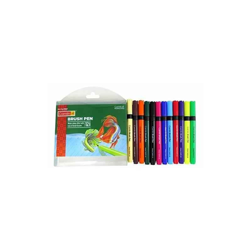 Camlin 12 Shade Brush Pen, 4019272