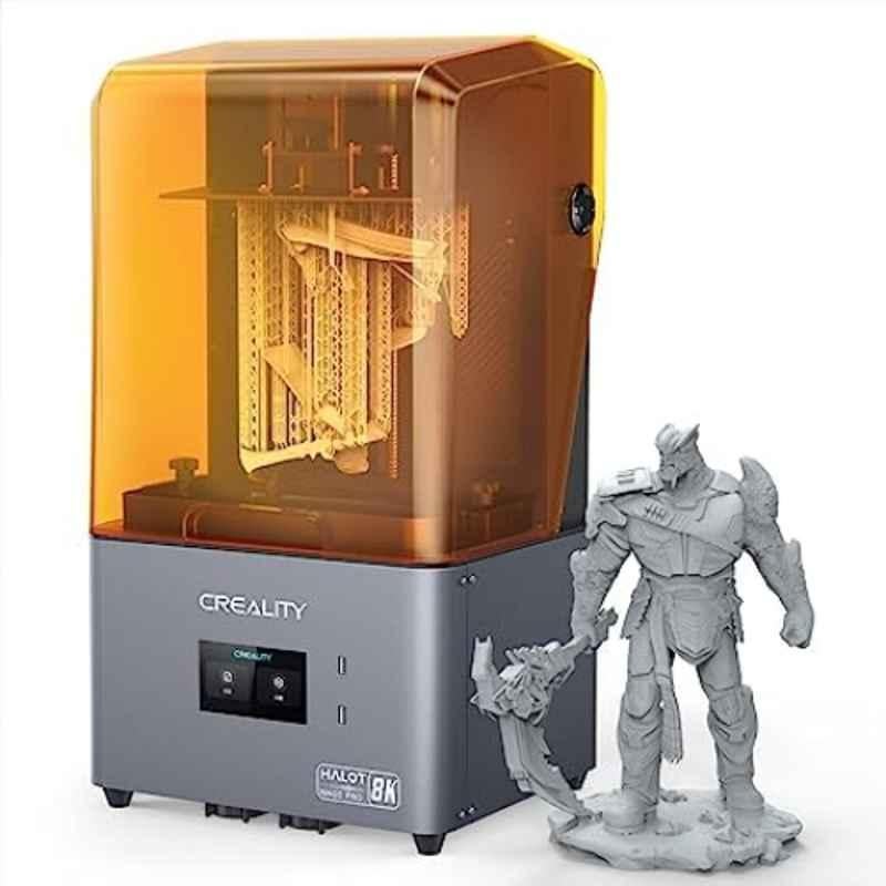 Creality 228x128x230mm Metal Orange 3D Printer with 170mm/s High-Precision Integral Light Fast Print Dual Z-axis Rails, 3IDEA-CRE-Mage-Pro-LCD-ORG