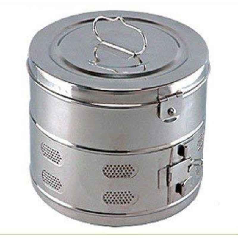 Smart Care 11x9 inch Stainless Steel Seamless Dressing Drum