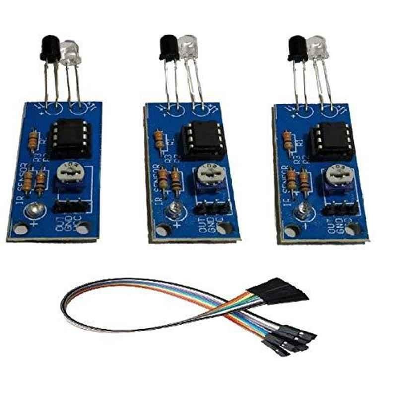 Embeddinator Glass 5V PCB IR Red Sensor Module (Pack of 3)