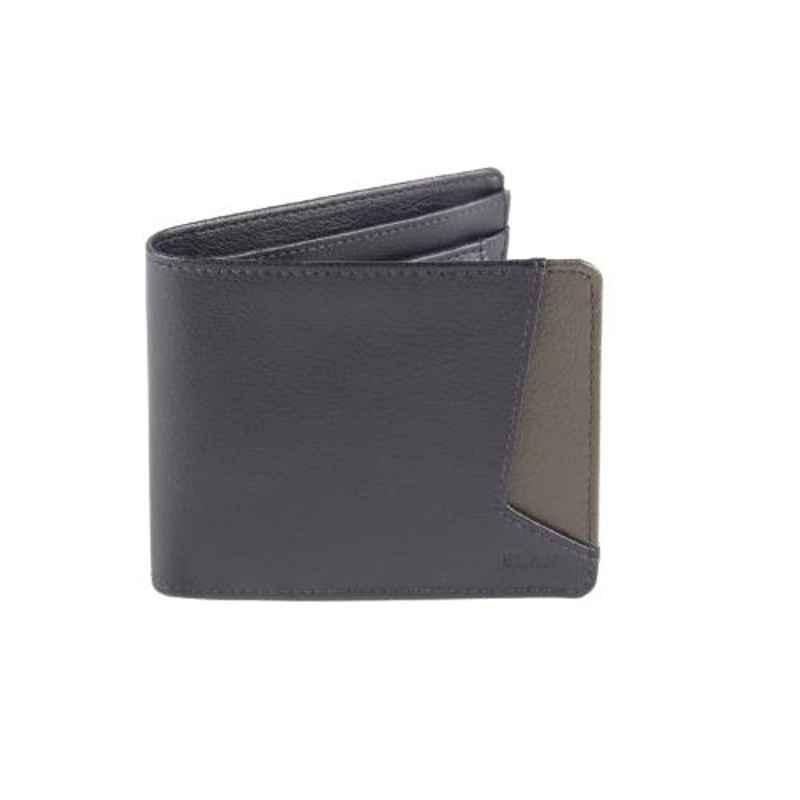 Elan 11x2.5x9cm 5 Slots Blue Bifold Coin Pouch Wallet, EFW-5103-BU