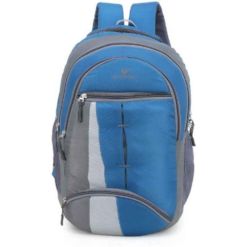 Barcelona 21L Polyester Firozi Casual Travel Backpack with Laptop Compartment
