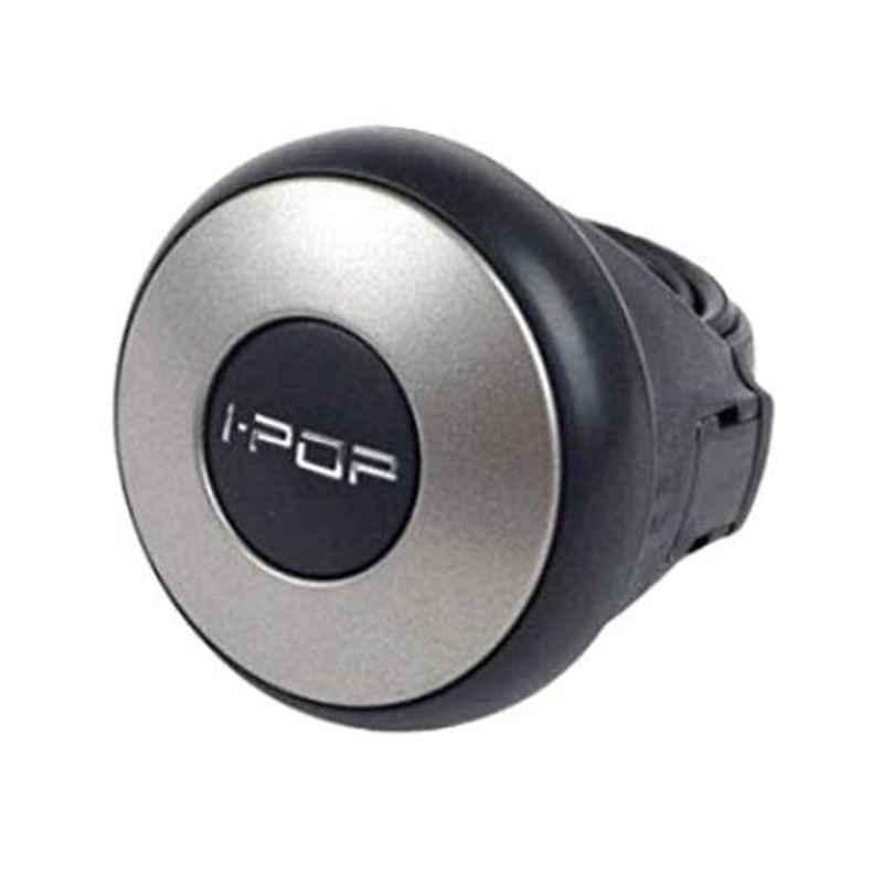 Viva City I-POP Black & Grey PVC Mini Steering Wheel Knob