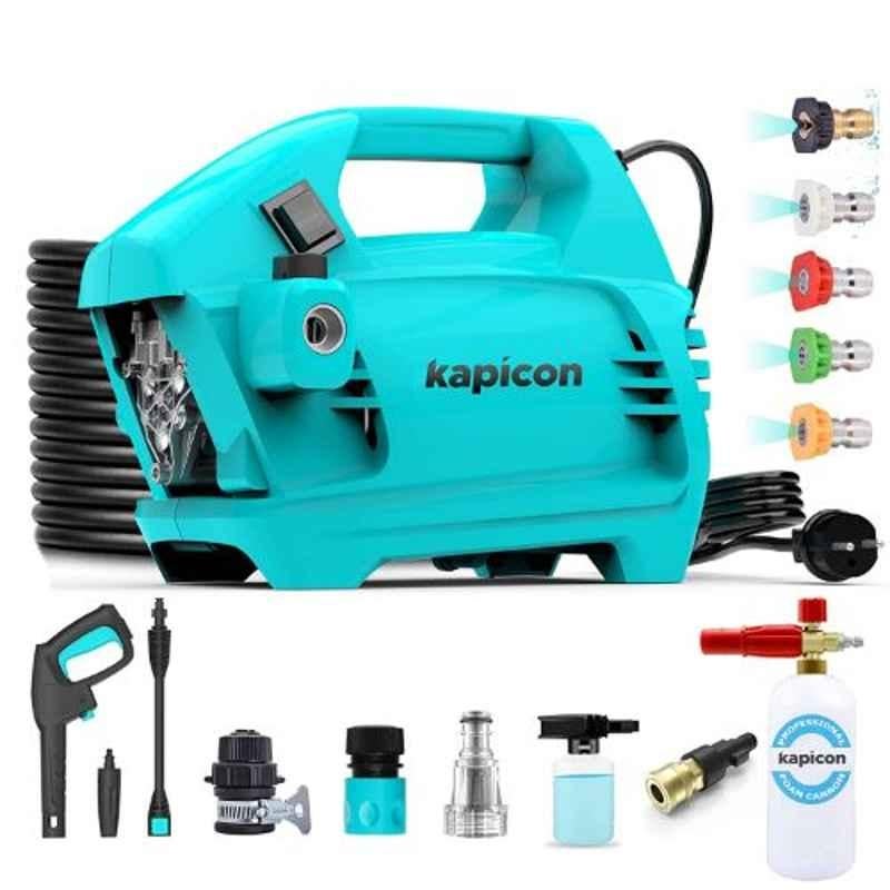 Kapicon KP-50X 2200W Cyan Blue High Pressure Car Washer Pump with Accessories