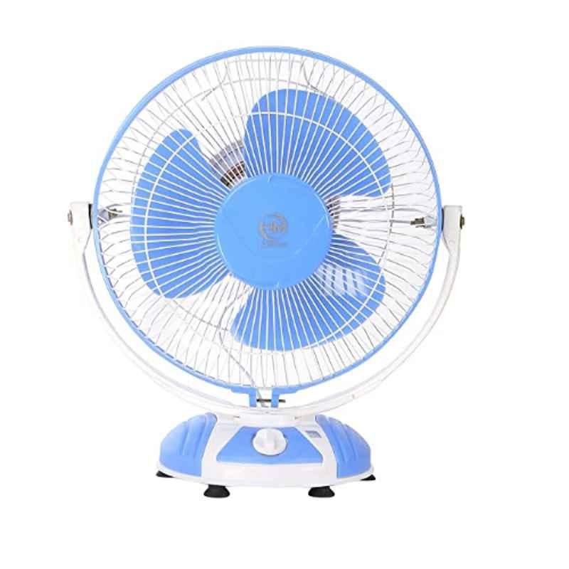 HM 70W 12 inch 2800rpm Blue 3 Blade Table Fan, Sweep: 300 mm