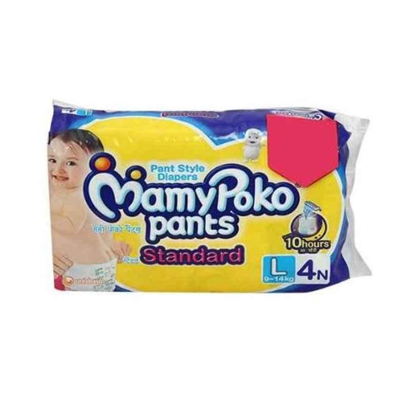 Mamy Poko 4 Pcs Large Baby Pant Style Diaper