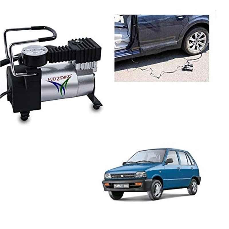 Kozdiko 12V DC Heavy Duty Metal Tyre Inflator for Maruti Suzuki 800, Tyre_Inflator_D100